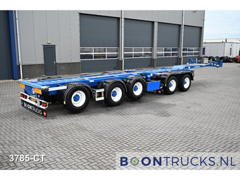 Semi-reboque transportador de contêineres/ Caixa móvel D-TEC