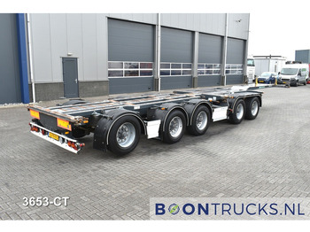 Semi-reboque transportador de contêineres/ Caixa móvel D-TEC