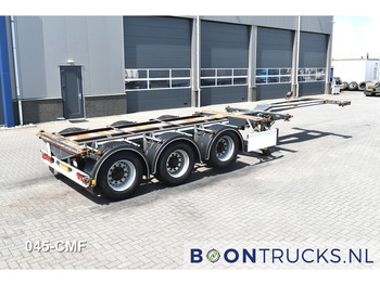 Semi-reboque transportador de contêineres/ Caixa móvel D-TEC