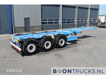 Semi-reboque transportador de contêineres/ Caixa móvel D-TEC