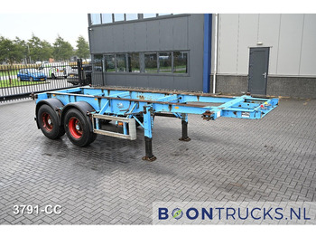 Semi-reboque transportador de contêineres/ Caixa móvel KOHLER CS 20/2 CHASSIS | 20ft * STEEL SUSPENSION * SAF / DRUM * 6x AVAILABLE: foto 4