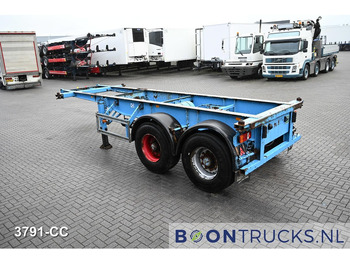 Semi-reboque transportador de contêineres/ Caixa móvel KOHLER CS 20/2 CHASSIS | 20ft * STEEL SUSPENSION * SAF / DRUM * 6x AVAILABLE: foto 3