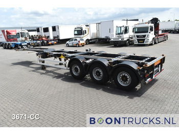 Semi-reboque transportador de contêineres/ Caixa móvel Renders EURO 925 | 2x20-30-40-45ft HC * LIFT AXLE * DISC BRAKES * EXTENDABLE REAR * MOT 12-2025: foto 3