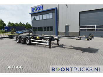 Semi-reboque transportador de contêineres/ Caixa móvel Renders EURO 925 | 2x20-30-40-45ft HC * LIFT AXLE * DISC BRAKES * EXTENDABLE REAR * MOT 12-2025: foto 4