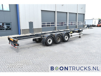 Semi-reboque transportador de contêineres/ Caixa móvel Renders EURO 925 | 2x20-30-40-45ft HC * LIFT AXLE * DISC BRAKES * EXTENDABLE REAR * MOT 12-2025: foto 2
