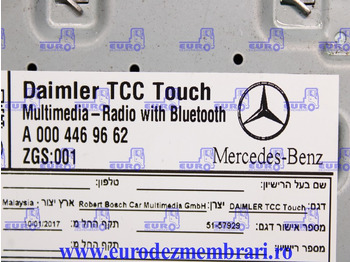 Painel de instrumentos para Camião ELEMENT BORD UNITATE MULTIMEDIA MERCEDES ACTROS MP5 A0004469662: foto 4