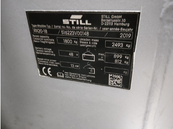 Empilhador elétrico Still RX20-18/BRONZE: foto 5