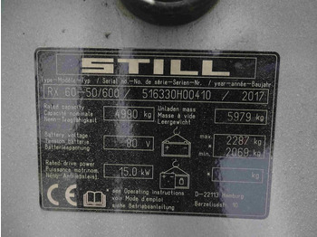 Empilhador elétrico Still RX60-50/600: foto 5