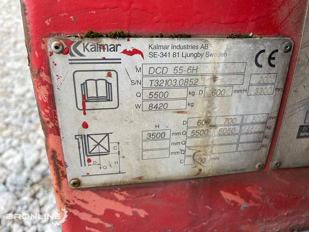 2000 Kalmar DCD 55-6H tõstuk - Empilhador a diesel: foto 3 2000 Kalmar DCD 55-6H tõstuk - Empilhador a diesel: foto 3