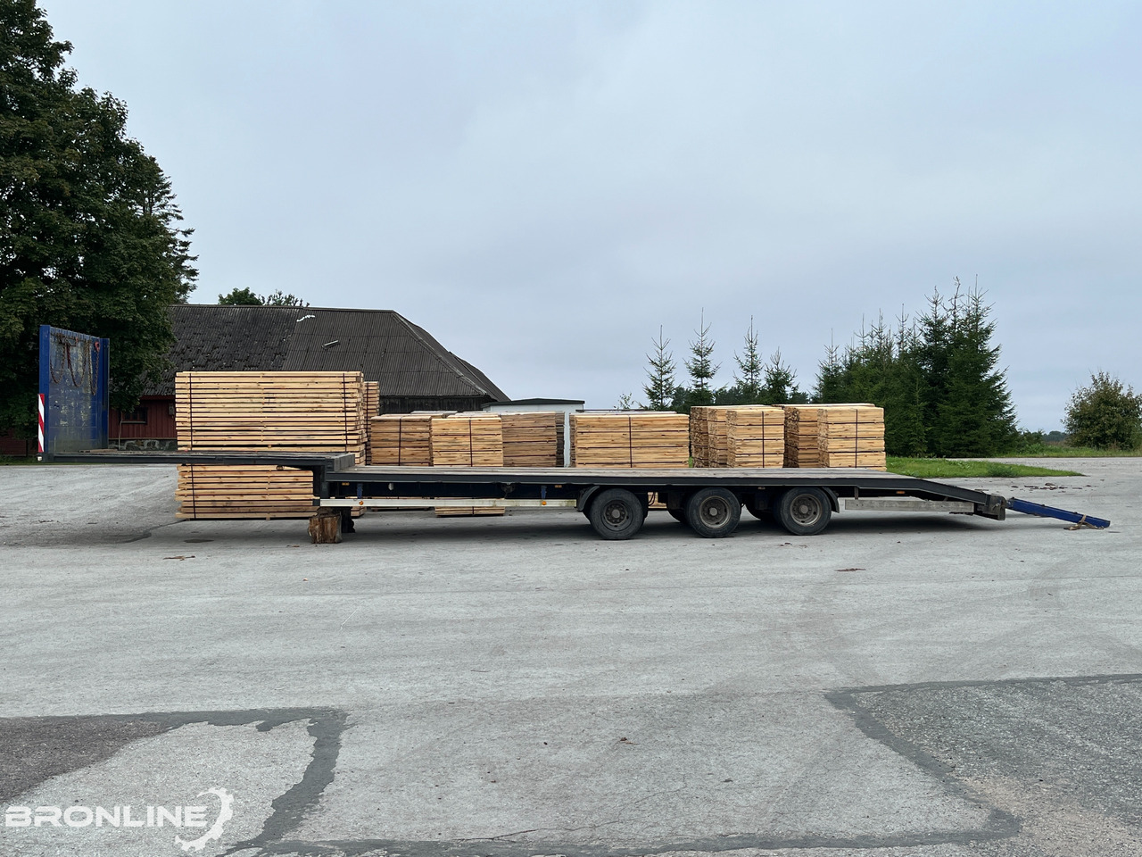 2003 WECON S327 LK20 3-axle trailer - Semi-reboque baixa: foto 2 2003 WECON S327 LK20 3-axle trailer - Semi-reboque baixa: foto 2