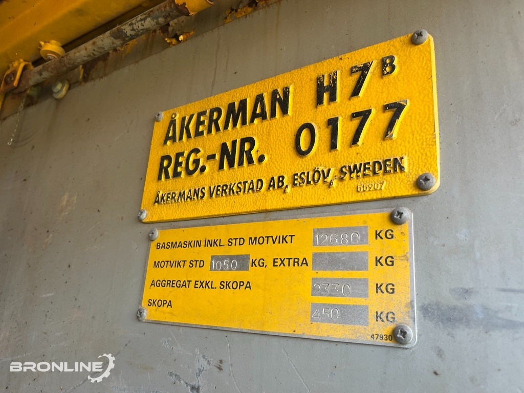 Escavadora de rastos Akerman H7B Ekskavaator: foto 9