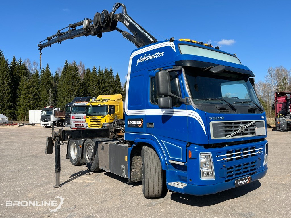 2008 VOLVO FM440 6x2+HIAB Crane+Platform trailer - Tractor: foto 2 2008 VOLVO FM440 6x2+HIAB Crane+Platform trailer - Tractor: foto 2