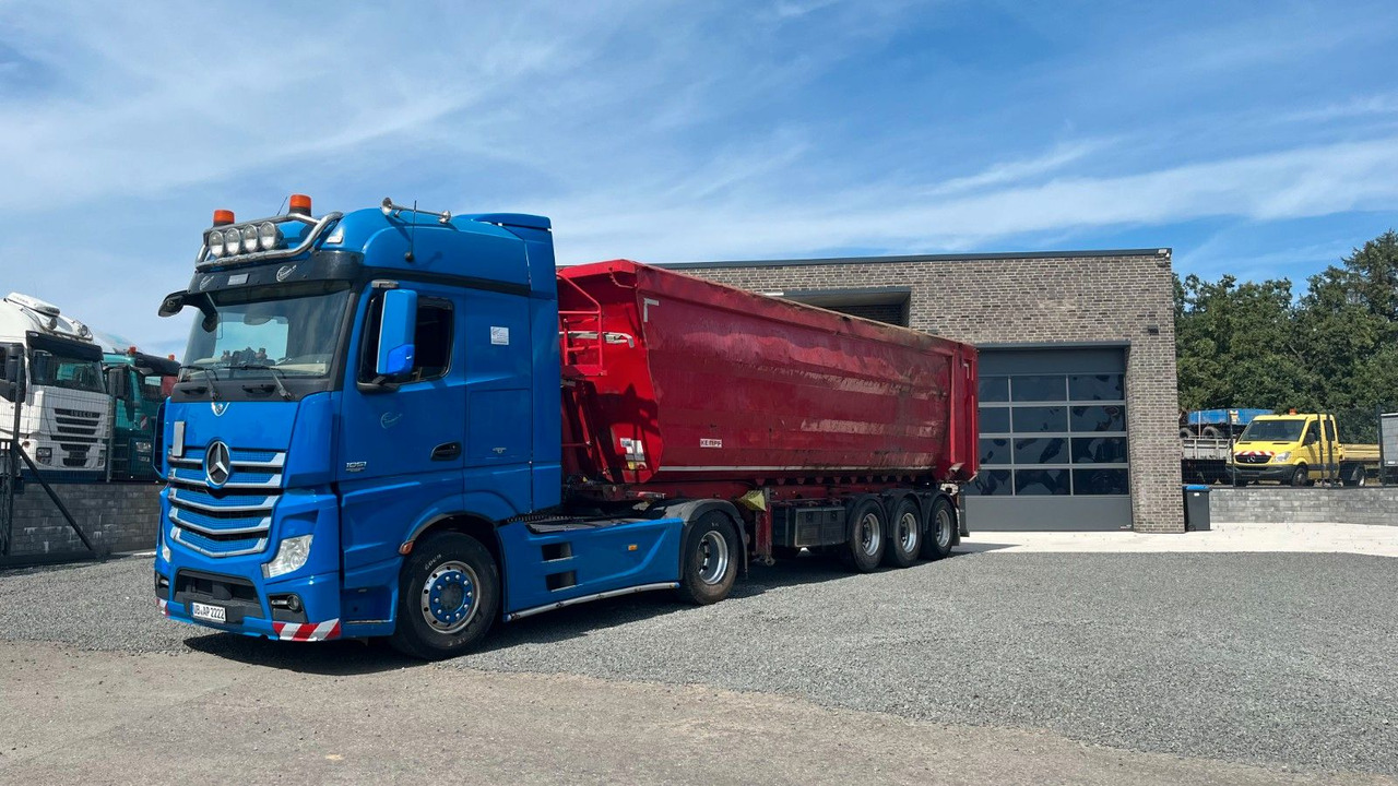 Kempf SKM 35/3 Kipper Mulde Liftachse BPW - Semi-reboque basculante: foto 1 Kempf SKM 35/3 Kipper Mulde Liftachse BPW - Semi-reboque basculante: foto 1