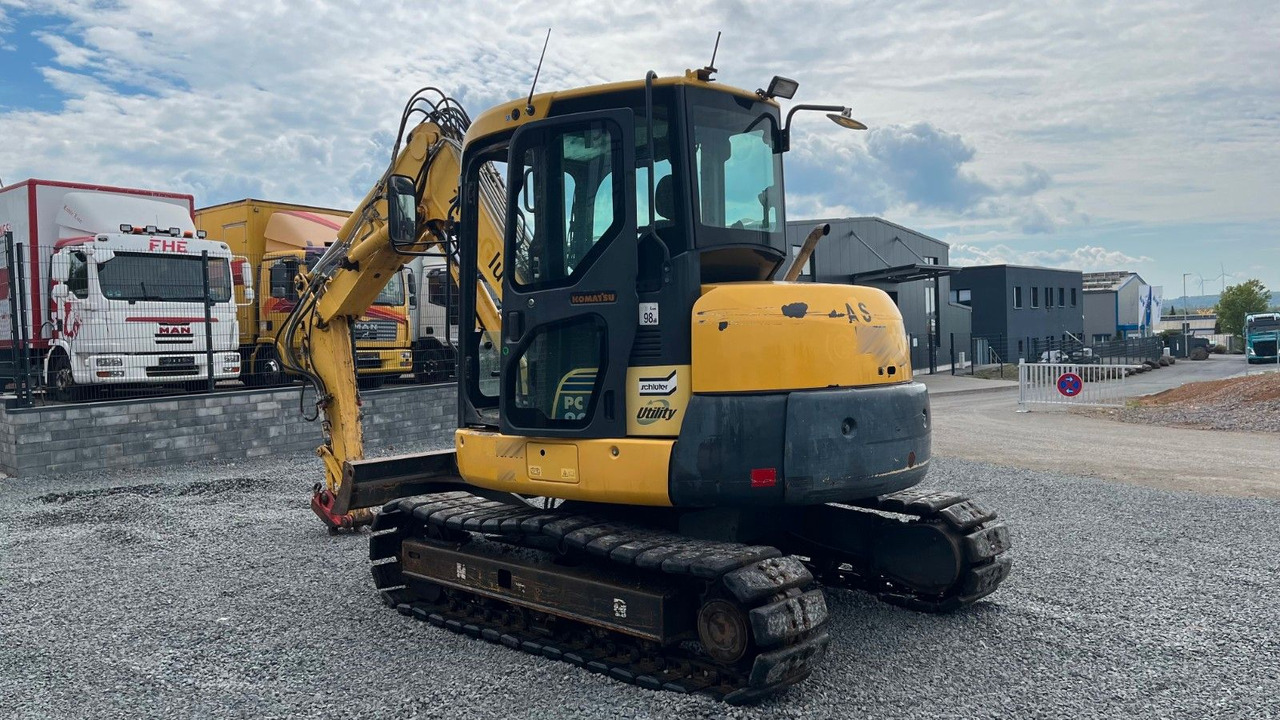 Komatsu PC80MR-3 PC80 Minibagger Verstellausleger - Mini escavadeira: foto 4 Komatsu PC80MR-3 PC80 Minibagger Verstellausleger - Mini escavadeira: foto 4
