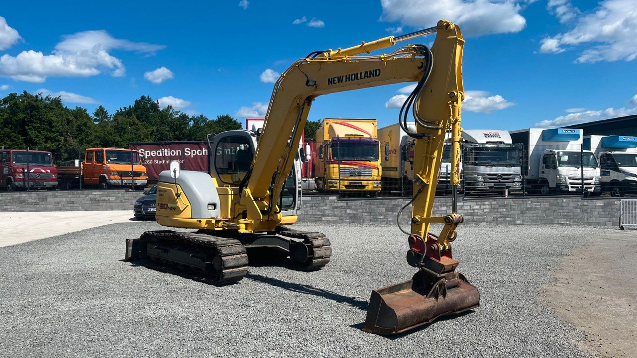 New Holland Kobelco E 80 MSR Minibagger SW 8300 Kg - Mini escavadeira: foto 3 New Holland Kobelco E 80 MSR Minibagger SW 8300 Kg - Mini escavadeira: foto 3