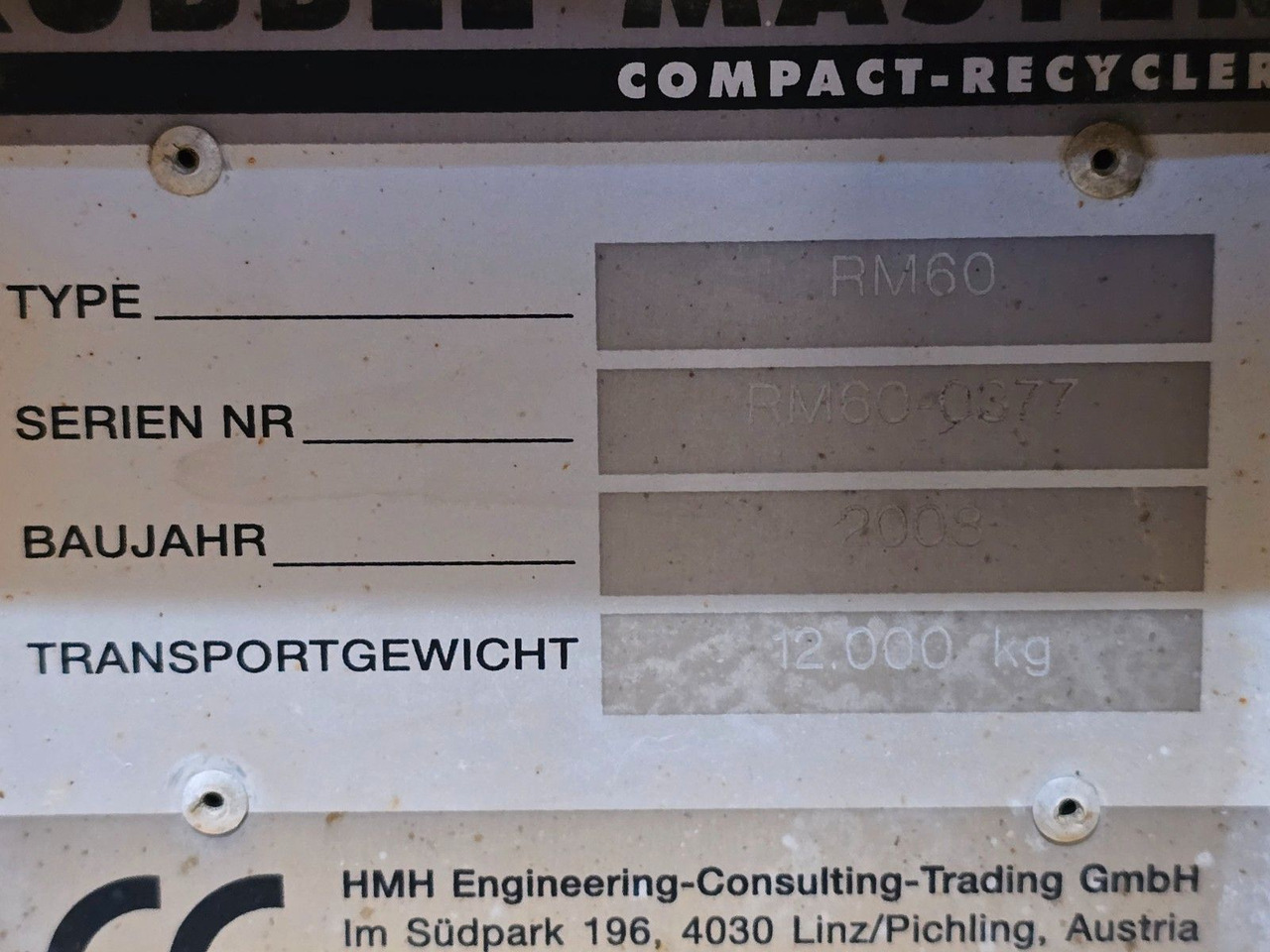 Britador de mandíbula Rubble Master RM 60 Backenbrecher Brecher: foto 13 Britador de mandíbula Rubble Master RM 60 Backenbrecher Brecher: foto 13