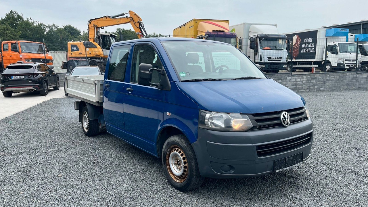 Volkswagen T5 Transporter Pritsche Doppelkabine Doka - Carrinha de caixa aberta, Carrinha cabine dupla: foto 4 Volkswagen T5 Transporter Pritsche Doppelkabine Doka - Carrinha de caixa aberta, Carrinha cabine dupla: foto 4