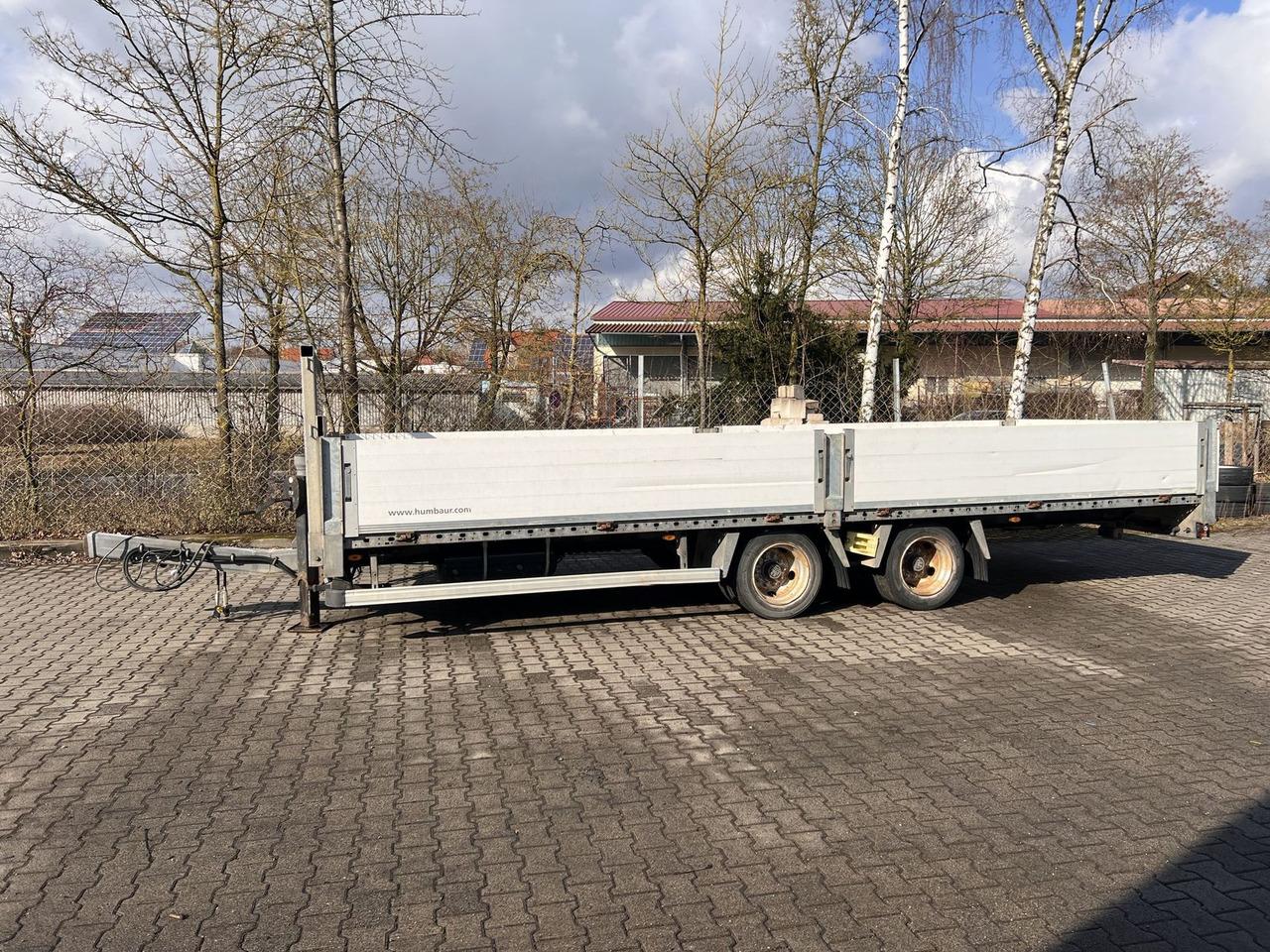 Reboque baixa Humbaur  14,4 t Tandem- Pritschenanhänger- Tieflader: foto 1