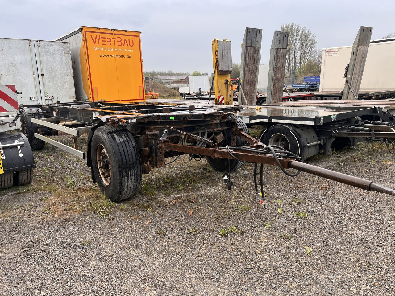 Krone 2 Achs Wechselanhänger BDF - Reboque transportador de contêineres/ Caixa móvel: foto 1 Krone 2 Achs Wechselanhänger BDF - Reboque transportador de contêineres/ Caixa móvel: foto 1