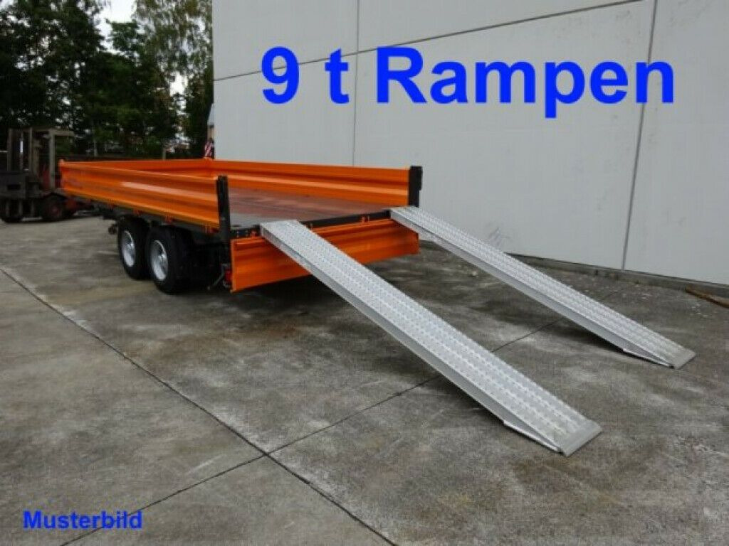 Reboque basculante Möslein  13 t Tandem 3- Seitenkipper Tieflader-- Neufahr: foto 10