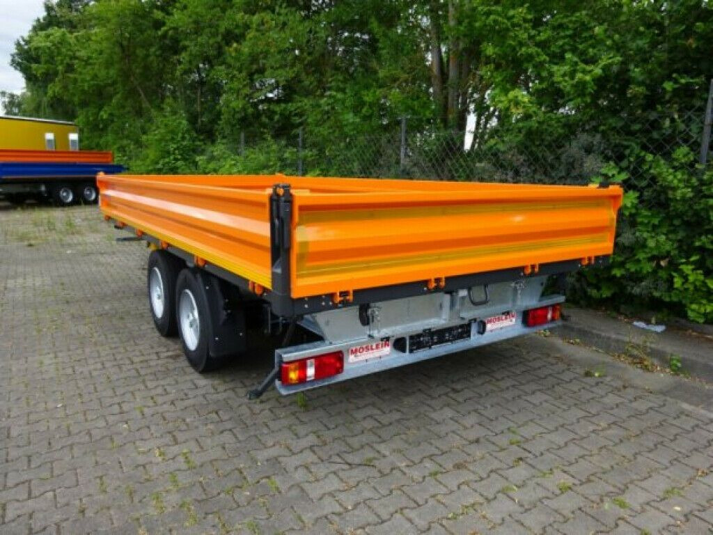 Reboque basculante Möslein  13 t Tandem 3- Seitenkipper Tieflader-- Neufahr: foto 6