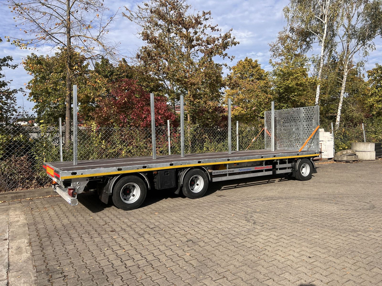 Reboque plataforma/ Caixa aberta Möslein  3 Achs Jumbo- Plato- Anhänger 9 m, Mega: foto 11