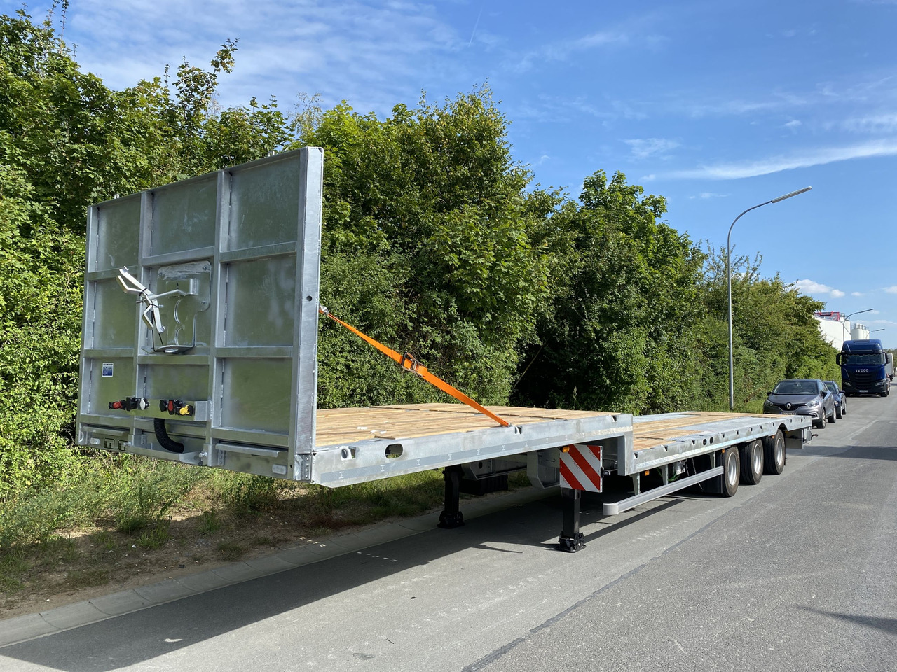 Möslein ST 3-Plato 9,4 3 Achs Satteltieflader Plato 45 t GGfür Fertigteile, Baumaschinen oder Container - Semi-reboque baixa: foto 3 Möslein ST 3-Plato 9,4 3 Achs Satteltieflader Plato 45 t GGfür Fertigteile, Baumaschinen oder Container - Semi-reboque baixa: foto 3