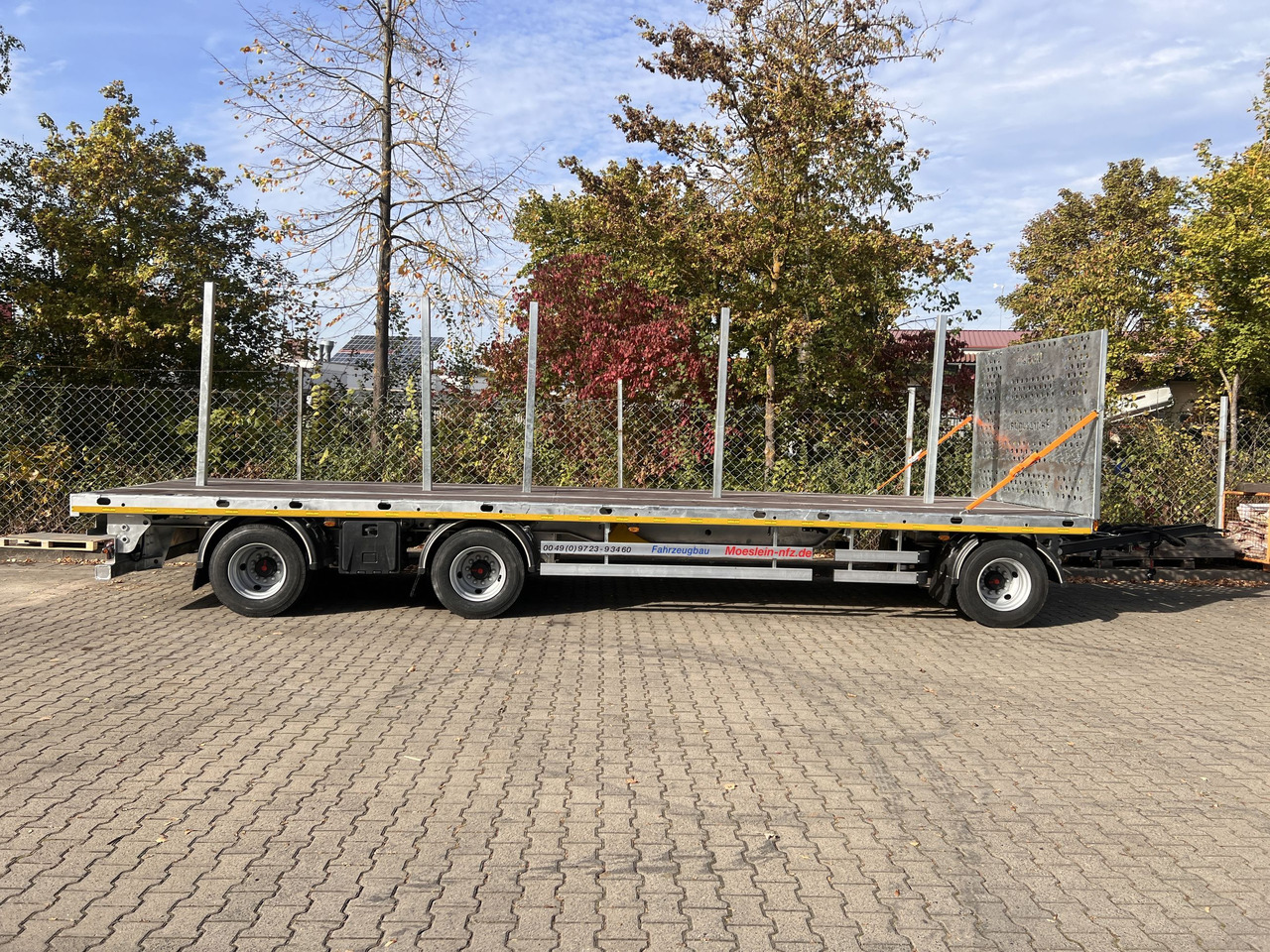 Möslein T 3 Plato 10,5 m 3 Achs Jumbo- Plato- Anhänger 10,50 m, Mega - Reboque plataforma/ Caixa aberta: foto 2 Möslein T 3 Plato 10,5 m 3 Achs Jumbo- Plato- Anhänger 10,50 m, Mega - Reboque plataforma/ Caixa aberta: foto 2