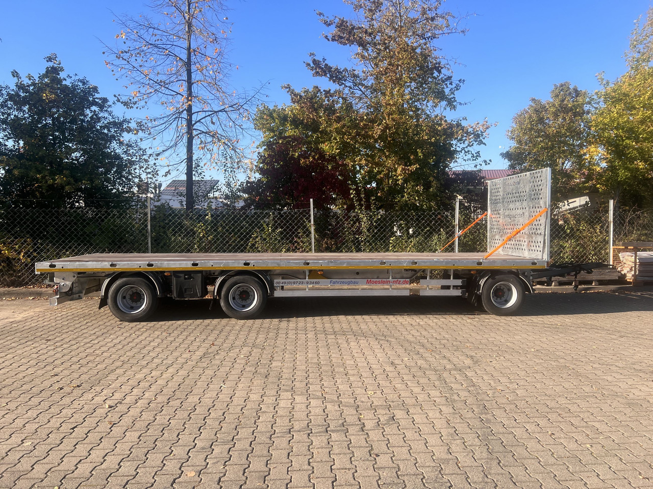 Möslein T 3 Plato 10,5 m 3 Achs Jumbo- Plato- Anhänger 10,50 m, Mega - Reboque plataforma/ Caixa aberta: foto 1 Möslein T 3 Plato 10,5 m 3 Achs Jumbo- Plato- Anhänger 10,50 m, Mega - Reboque plataforma/ Caixa aberta: foto 1