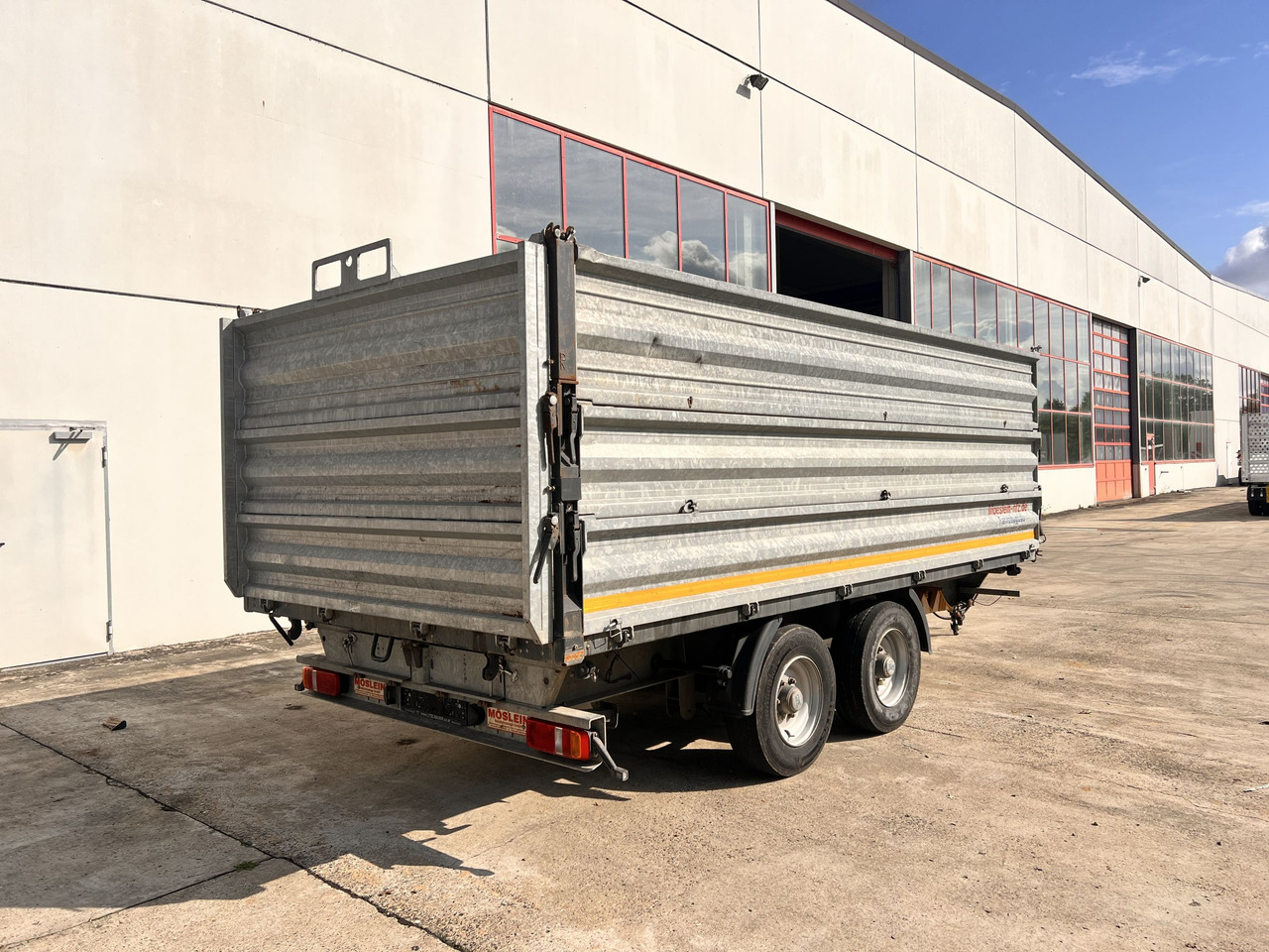 Möslein TDS 13 Schwebheim  13 t Tandemkipper- Tieflader, Aufsatzbordwände - Reboque basculante: foto 2 Möslein TDS 13 Schwebheim  13 t Tandemkipper- Tieflader, Aufsatzbordwände - Reboque basculante: foto 2