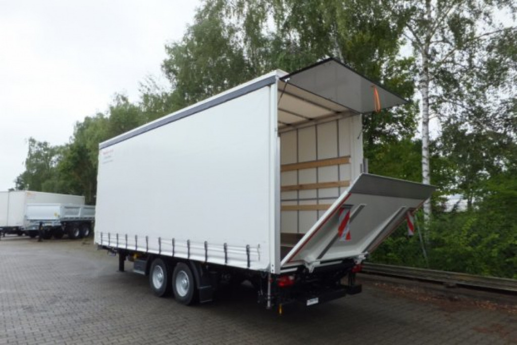 Möslein TPS 11 DL 7,30 neuer Planenanhänger, Ladebordwand + Durchladbar - Reboque de lona: foto 2 Möslein TPS 11 DL 7,30 neuer Planenanhänger, Ladebordwand + Durchladbar - Reboque de lona: foto 2