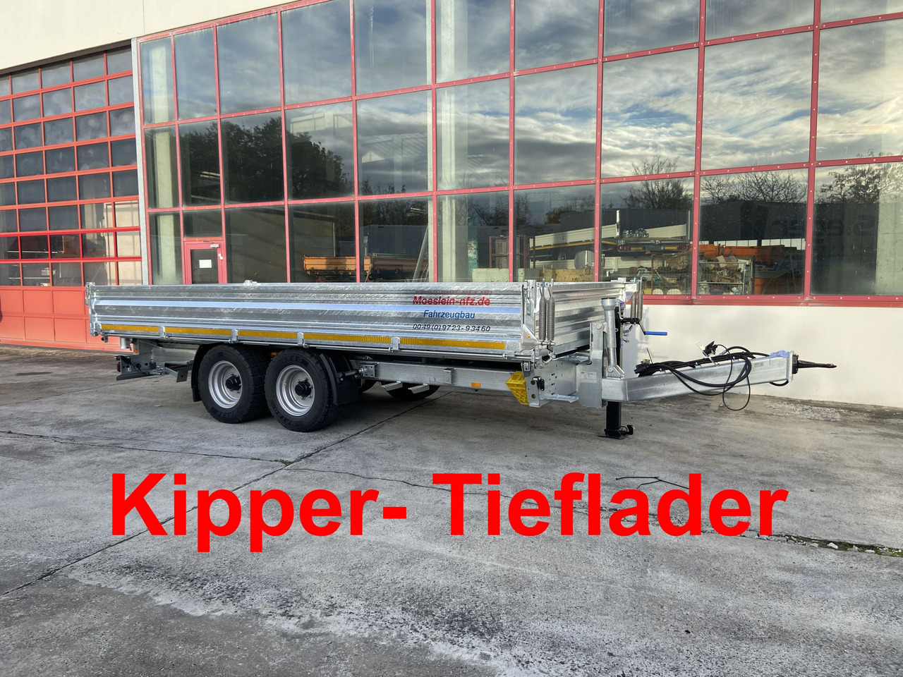 Möslein TTD 11 Breite Reifen 5,70 lang Kipper Tieflader, Breite Reifen, 5,70 m lang-- Neufahrzeug -- - Reboque basculante: foto 5 Möslein TTD 11 Breite Reifen 5,70 lang Kipper Tieflader, Breite Reifen, 5,70 m lang-- Neufahrzeug -- - Reboque basculante: foto 5