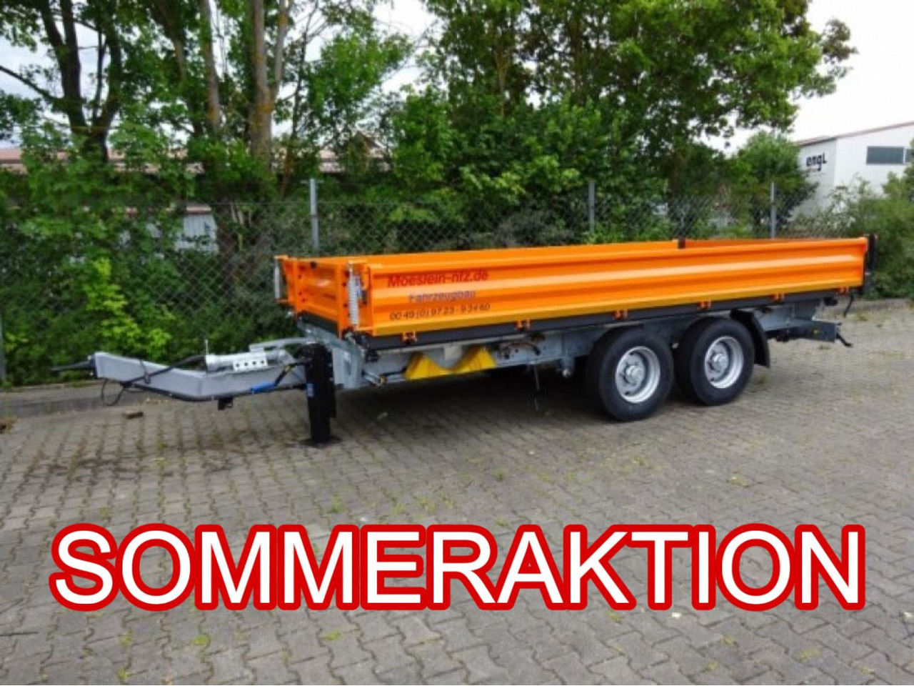 Möslein TTD11 Orange neuer Tandem 3- Seitenkipper Tieflader-- Neufahrzeug -- - Reboque basculante: foto 1 Möslein TTD11 Orange neuer Tandem 3- Seitenkipper Tieflader-- Neufahrzeug -- - Reboque basculante: foto 1
