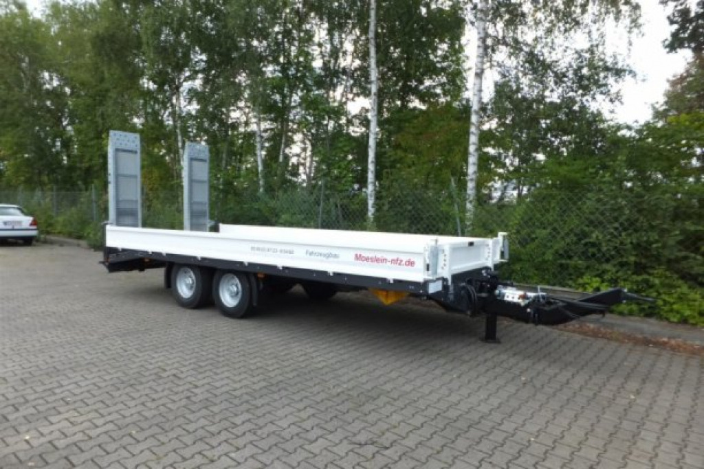 Reboque baixa para transporte de máquinas pesadas novo Möslein TTT 13- 6,28 Weiß  Neuer Tandemtieflader 13 t GG: foto 7