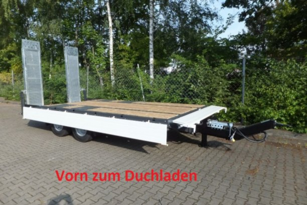 Reboque baixa para transporte de máquinas pesadas novo Möslein TTT 13- 6,28 Weiß  Neuer Tandemtieflader 13 t GG: foto 10