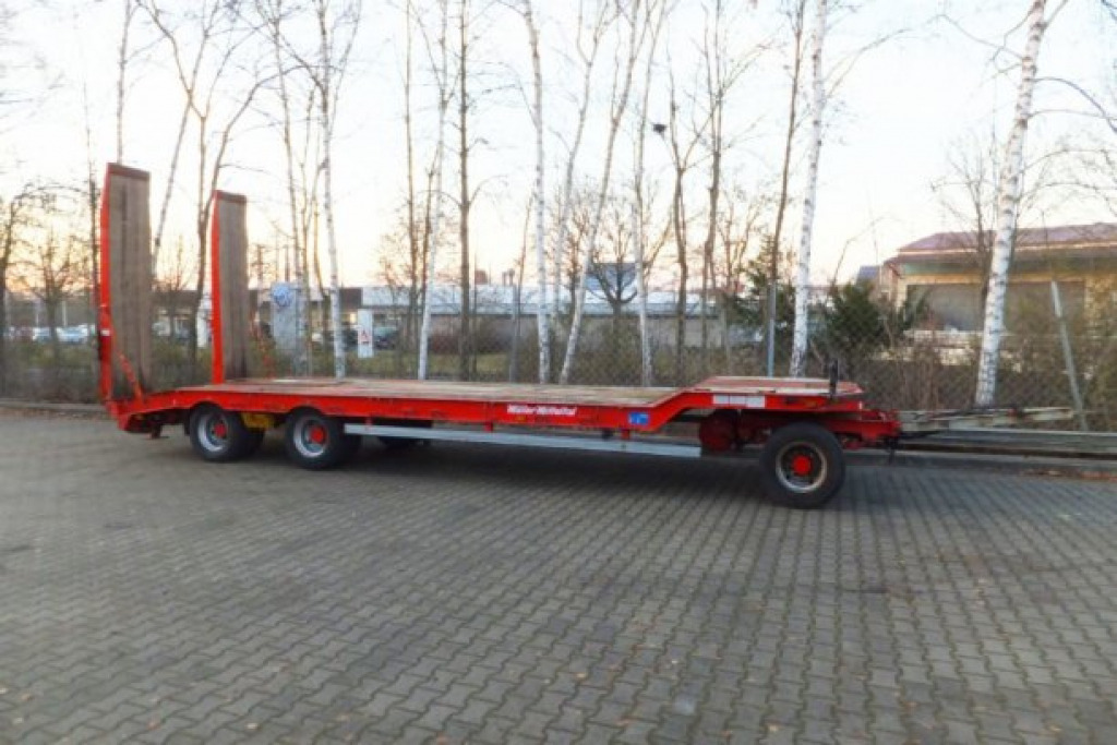Müller Mitteltal T 3 3 Achs Tieflader- Anhänger - Reboque baixa: foto 3 Müller Mitteltal T 3 3 Achs Tieflader- Anhänger - Reboque baixa: foto 3