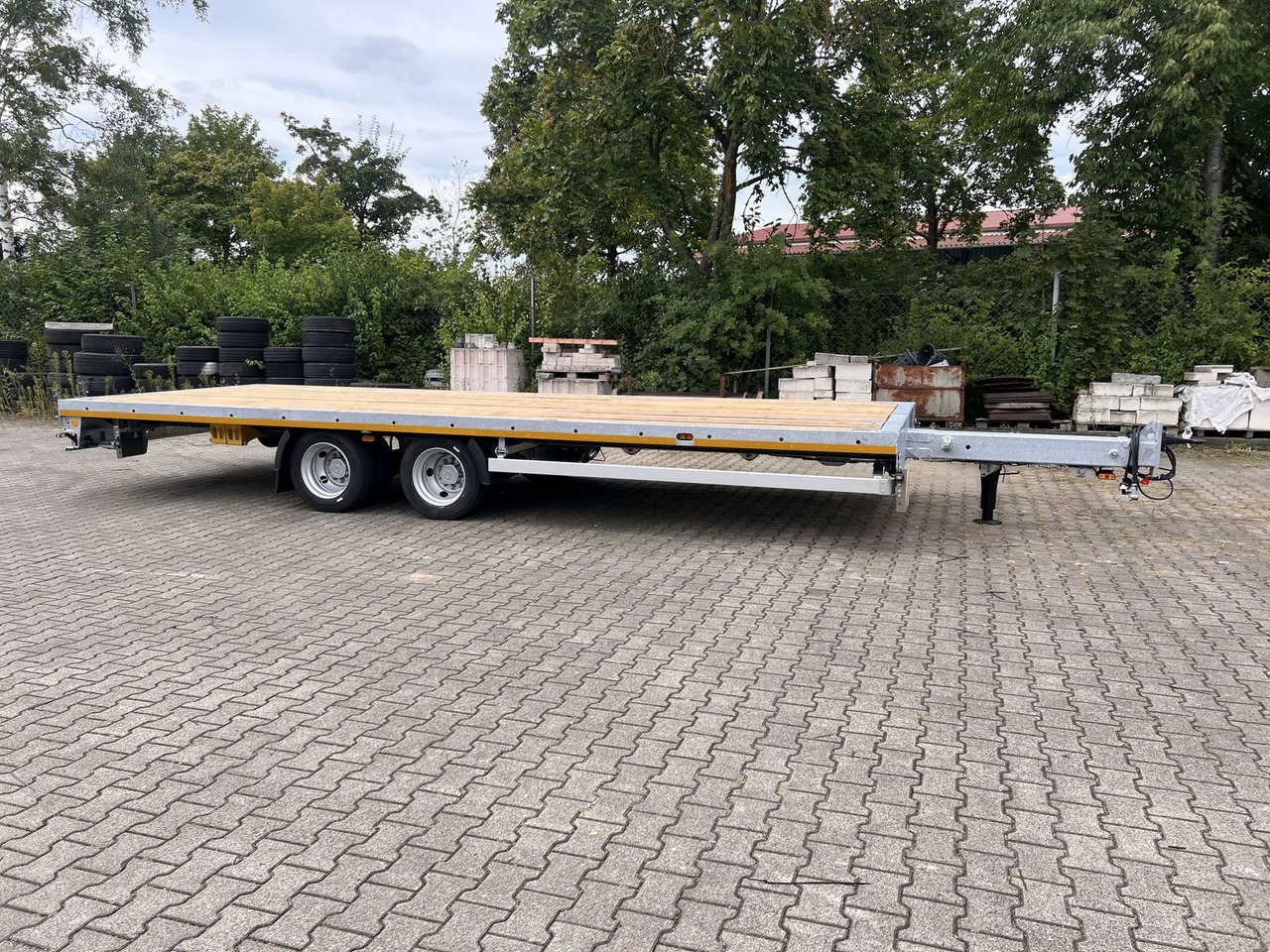 Semi-reboque Möslein  13,9 t Tandemanhänger- Tieflader, ausziehbarLuf: foto 11