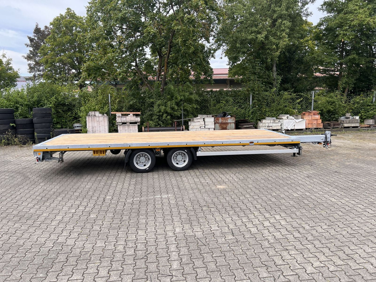 Semi-reboque Möslein  13,9 t Tandemanhänger- Tieflader, ausziehbarLuf: foto 12