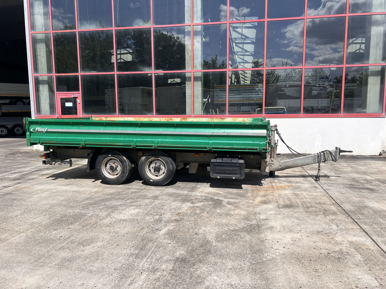 TK Tandemkipper- Tieflader, wenig Benutzt - Reboque basculante: foto 1 TK Tandemkipper- Tieflader, wenig Benutzt - Reboque basculante: foto 1