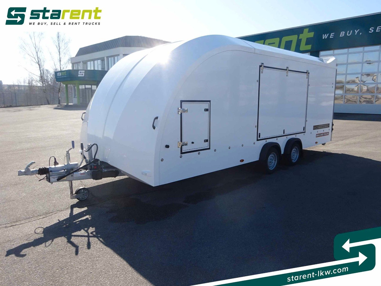 Brian James Race Transporter 4, Seilwinde, Kippfunktion - Reboque transporte de veículos: foto 1 Brian James Race Transporter 4, Seilwinde, Kippfunktion - Reboque transporte de veículos: foto 1