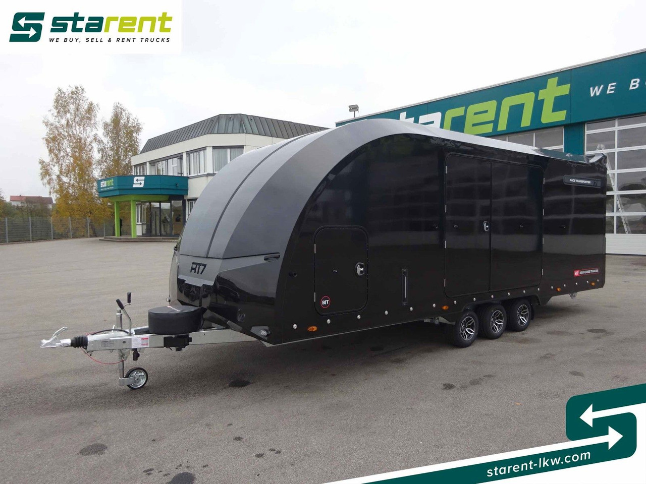Brian James Race Transporter 7, Seilwinde, elektr. Klappe - Reboque transporte de veículos: foto 1 Brian James Race Transporter 7, Seilwinde, elektr. Klappe - Reboque transporte de veículos: foto 1