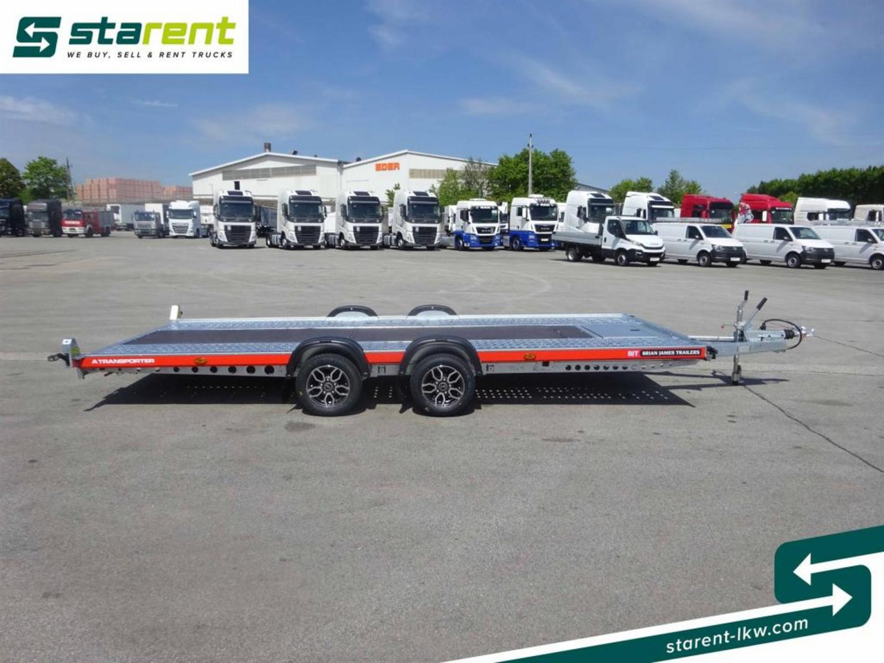 Brian James Trailers A-Transporter, Rampen, Alufelgen - Reboque transporte de veículos: foto 4 Brian James Trailers A-Transporter, Rampen, Alufelgen - Reboque transporte de veículos: foto 4