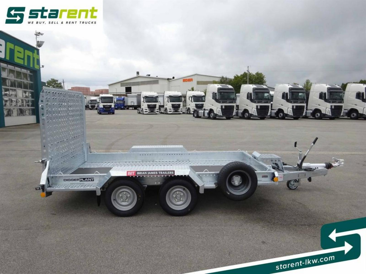 Brian James Trailers Digger Plant Schwerlast-Rampe - Reboque transporte de veículos: foto 4 Brian James Trailers Digger Plant Schwerlast-Rampe - Reboque transporte de veículos: foto 4