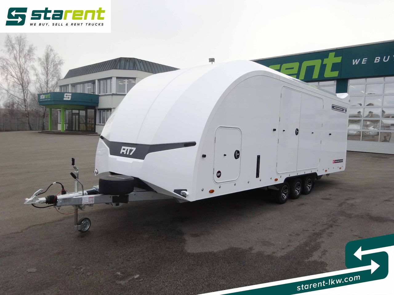 Brian James Trailers Race Transporter 7, Seilwinde - Reboque transporte de veículos: foto 1 Brian James Trailers Race Transporter 7, Seilwinde - Reboque transporte de veículos: foto 1