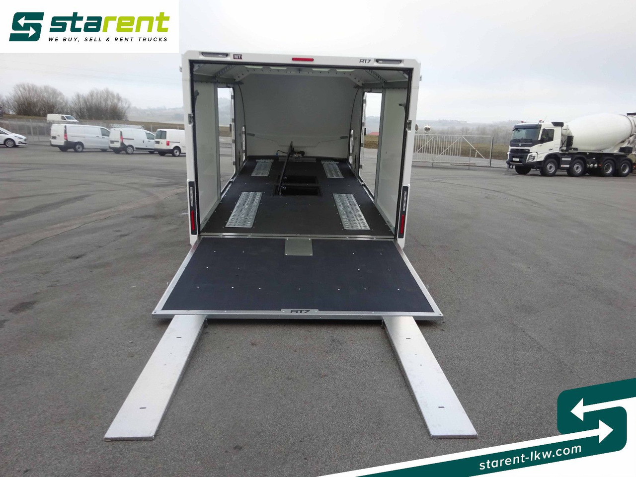 Reboque transporte de veículos Brian James Trailers Race Transporter 7, Seilwinde: foto 11