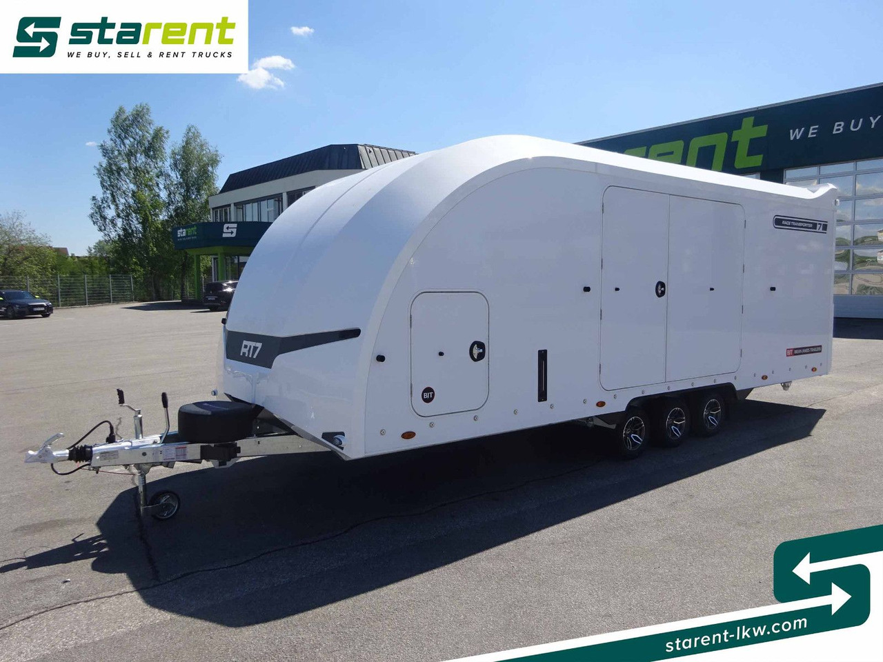 Brian James Trailers Race Transporter 7, Seilwinde - Reboque transporte de veículos: foto 1 Brian James Trailers Race Transporter 7, Seilwinde - Reboque transporte de veículos: foto 1