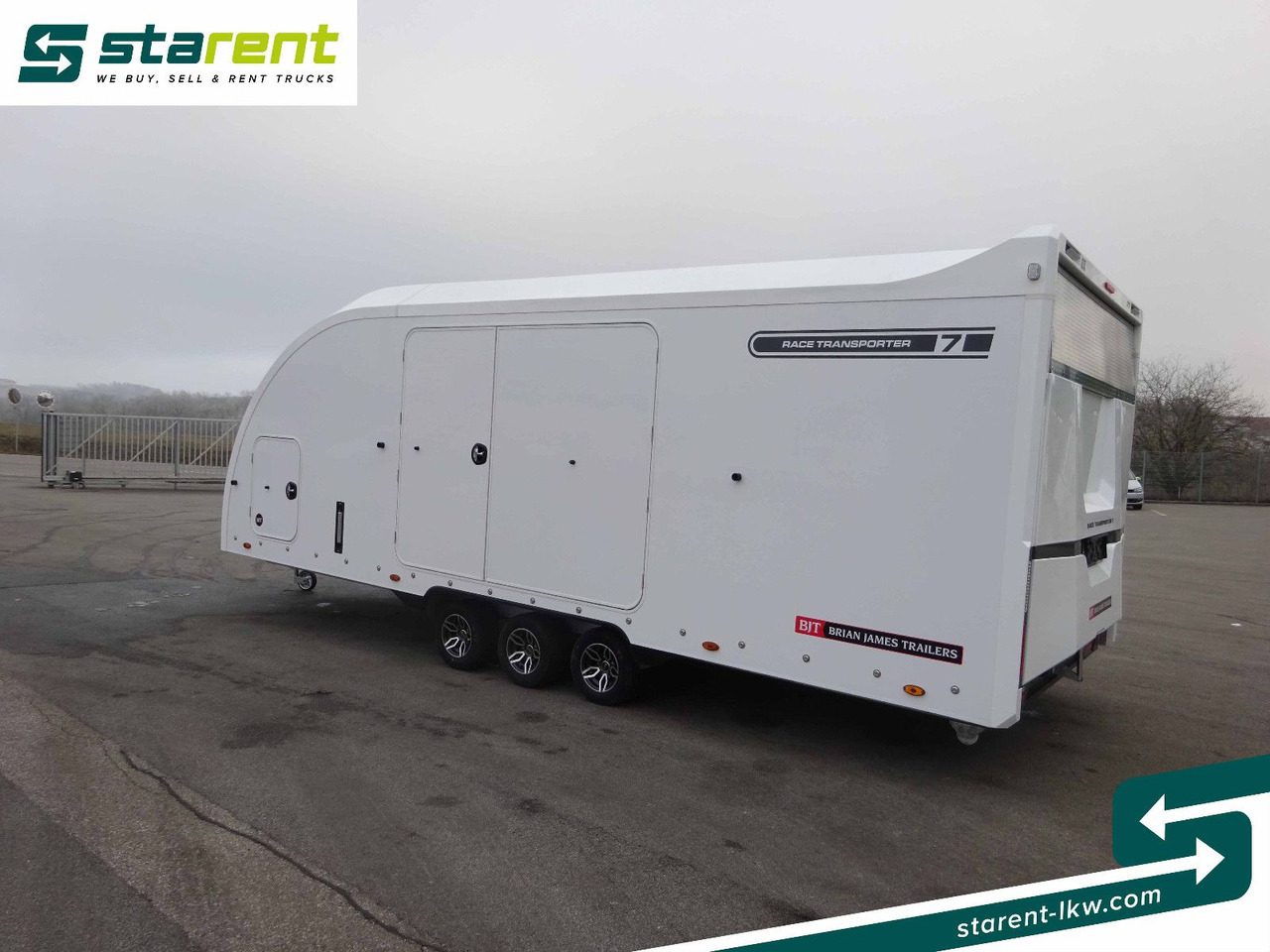 Reboque transporte de veículos Brian James Trailers Race Transporter 7, Seilwinde: foto 7