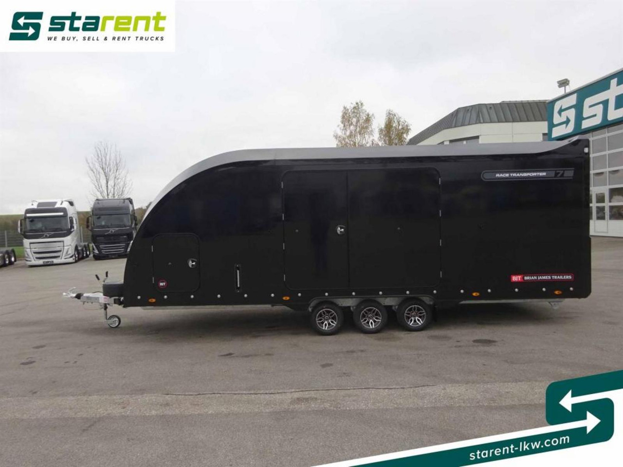 Reboque transporte de veículos novo Brian James Trailers Race Transporter 7, Seilwinde, elektrische Klappe: foto 8