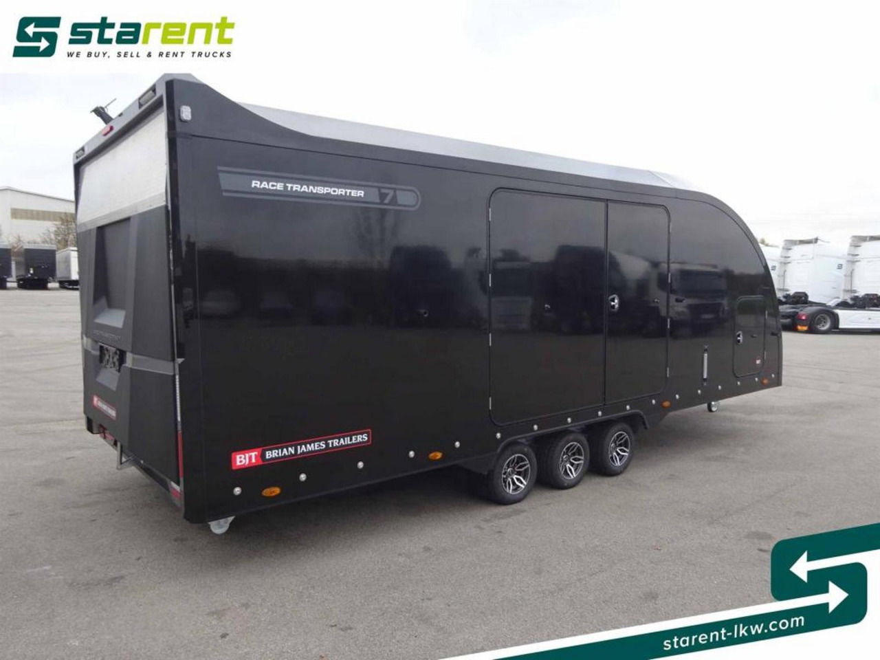Reboque transporte de veículos novo Brian James Trailers Race Transporter 7, Seilwinde, elektrische Klappe: foto 5