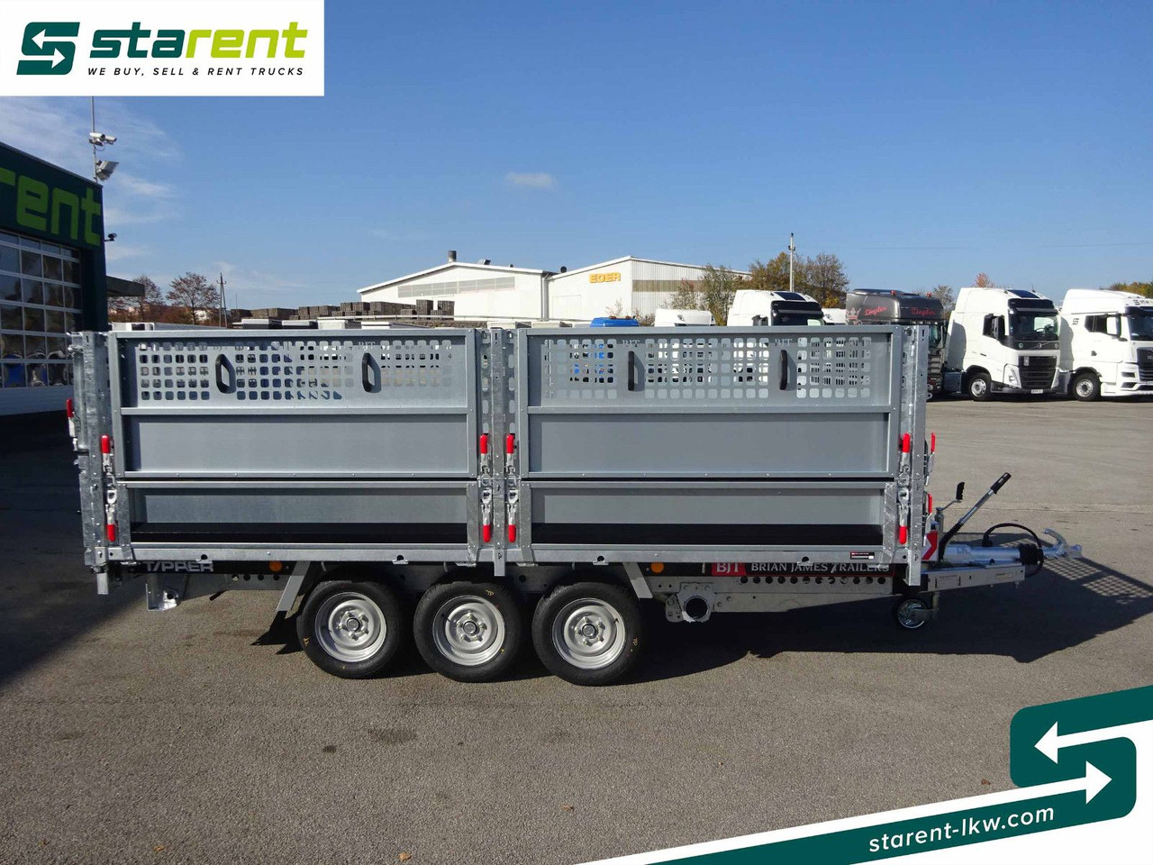 Brian James Trailers Tipper, Elektrisch Kippbar, Rampen - Reboque plataforma/ Caixa aberta: foto 4 Brian James Trailers Tipper, Elektrisch Kippbar, Rampen - Reboque plataforma/ Caixa aberta: foto 4